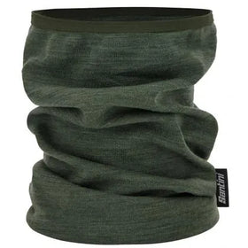 Santini Wool Neck Warmer-Military Green