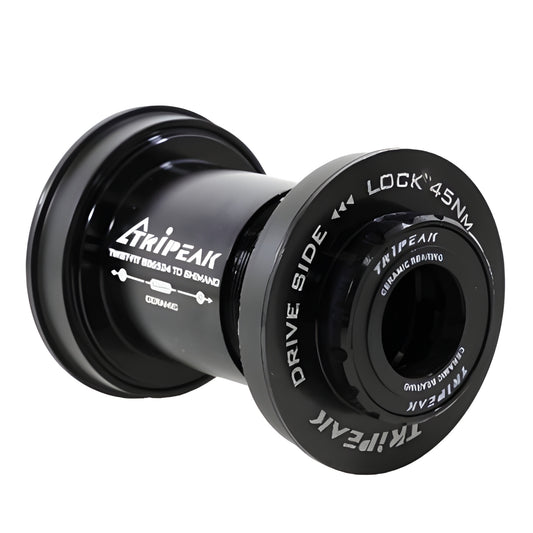 Tripeak BB65 Pressfit Bottom Bracket Ceramic Shimano (63mm Look)-Black