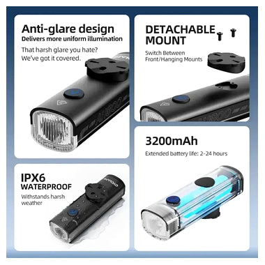 Cyclami Ai 1800 Lumen Bicycle Front Light