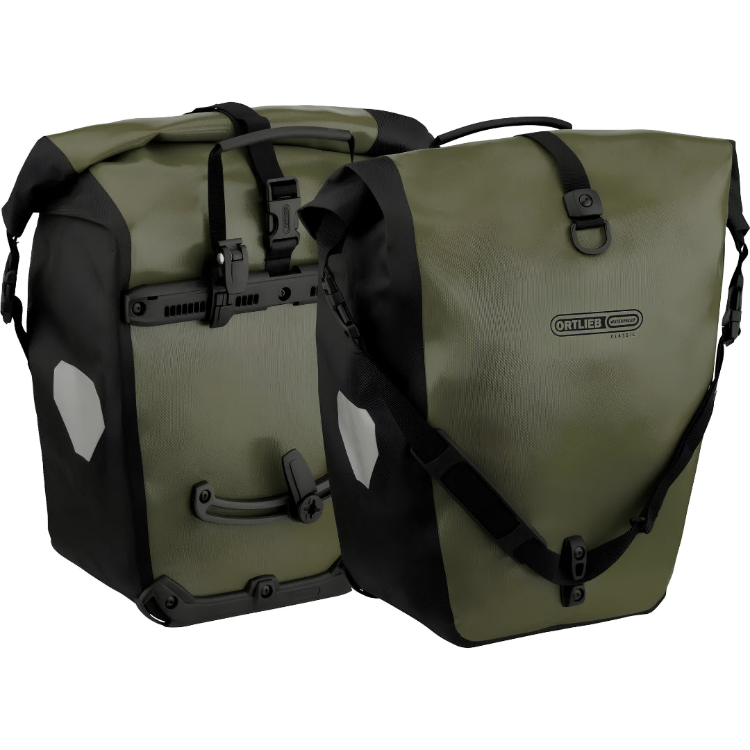 Ortlieb Back-Roller Classic Rear Pannier Bag (Olive Black)