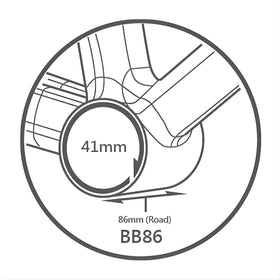 Tripeak BB86 Twist Fit Bottom Bracket Ceramic Shimano (86-92mm)