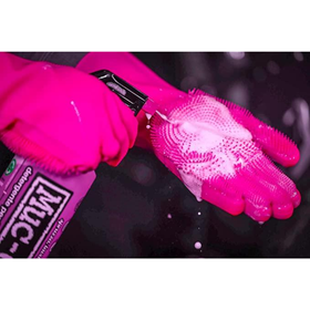 Muc-off Deep Scrubber Gloves (Pink)