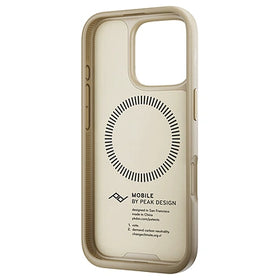 Peak Design Mobile // Everyday Clarino Case // iPhone 16 Pro // Bone