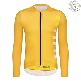 Skull Monton Monday Long Sleeve Jersey-Yellow