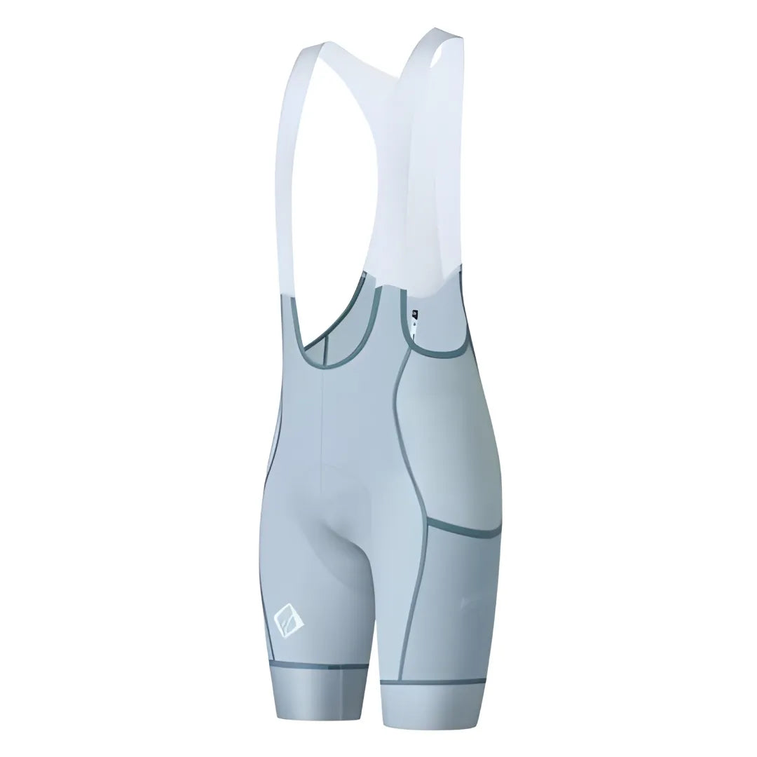 Monton Chase Summer Bibshorts-Light Grey