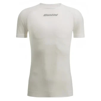 Santini Rete Baselayer (Short Sleeve)-White