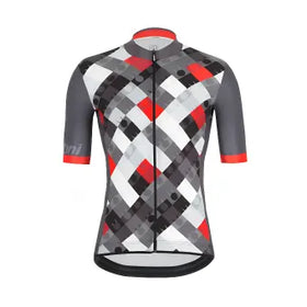 Santini Ironman VIS Jersey-Red