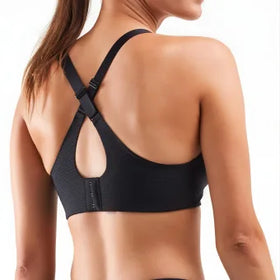 2XU Perform Perforated Bra-L-Black/Black