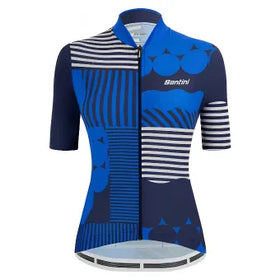 Santini Wmn Giada Optic Jersey-Blue