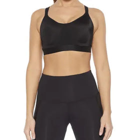 2XU Hi Impact Bra-38C-Black/Black