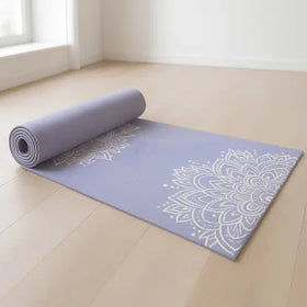 Premium Non-Slip Printed Yoga Mat (Mix Color – 1 Pc)