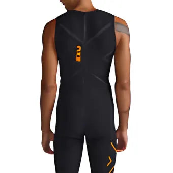 2XU MT6658D Propel Men's Swimsuits (Black/Turmeric)