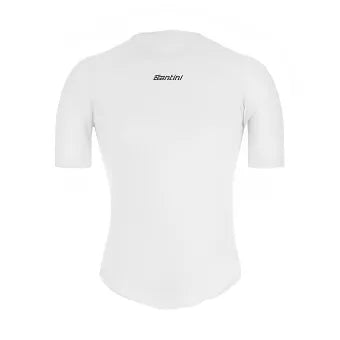 Santini Delta Cooling Baselayer (Short Sleeve)-White