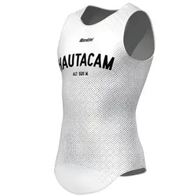Santini Maillot Jaune Hautacam Baselayer-White