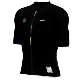Santini UCI World Champion Mondo Unisex Jersey-Black