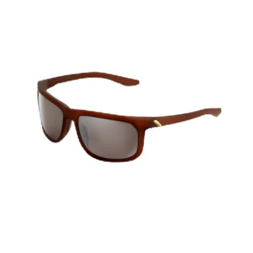 100% HAKAN Soft Tact Rootbeer HiPER® Silver Mirror Lens
