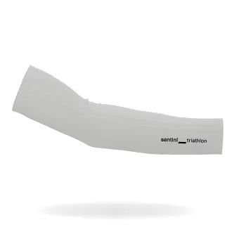 Santini Viper Aero Arm Warmers-White