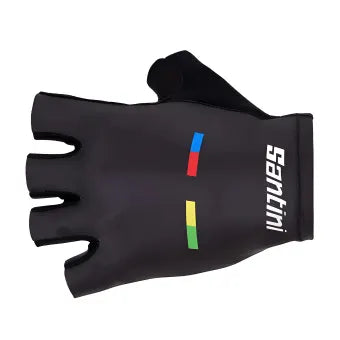 Santini UCI World Champion Gloves-Black