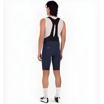 Santini Unico Edge Bibshorts-Navy Blue