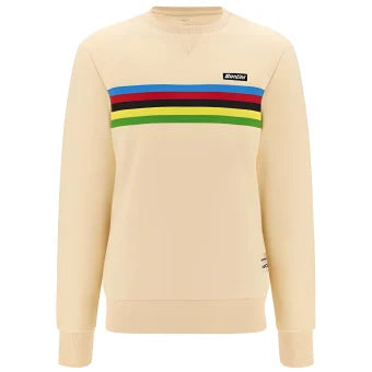 Santini UCI World Champion Sweatshirt-Cappuccino