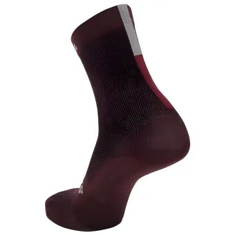 Santini Eroica Quiete Cycling Socks-Bordeaux