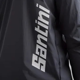 Santini Ventus Wind Jacket-Black