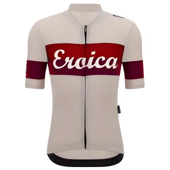 Santini Eroica Quiete Unisex Jersey-Cappuccino