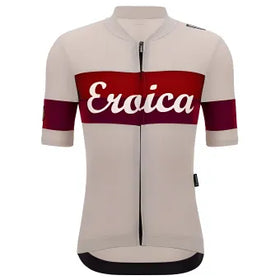 Santini Eroica Quiete Unisex Jersey-Cappuccino