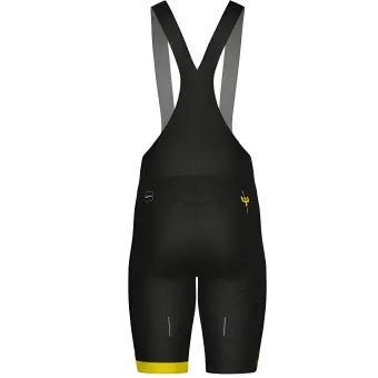 Santini Maillot Jaune Col De La Madeleine Bibshorts-Black