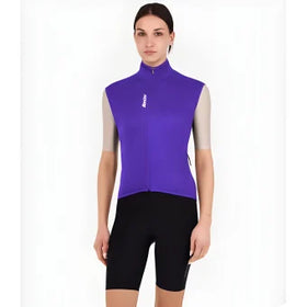 Santini Magic Unisex Packable Waterproof Vest-Purple