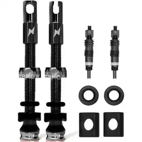 RideNow Tubeless Valves Kit-Black (Pack Of 2)