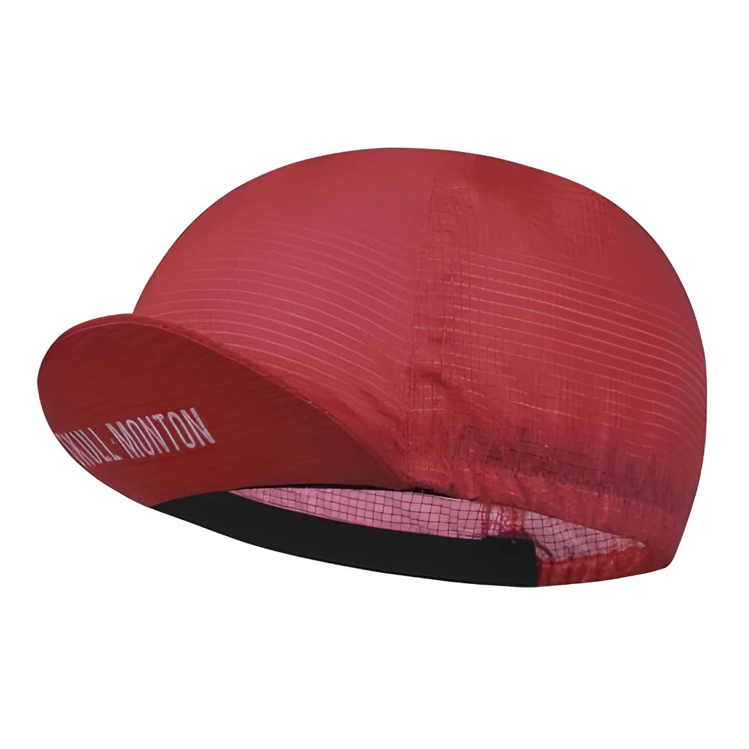 Skull Monton Wednesday Cycling Cap-Brick Red