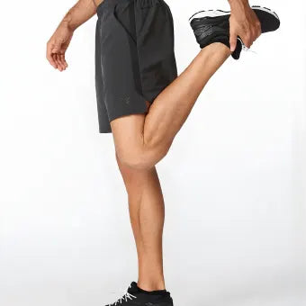 2XU Motion 6 Inch Shorts-Black/Black-S