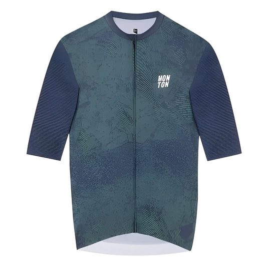 Monton Topography Jersey-Forest Blue