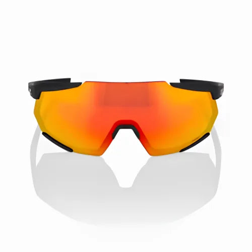 RACETRAP 3.0 - Soft Tact Black - HiPER Red Multilayer Mirror Lens