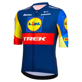 Santini Lidl-Trek Fanline Jersey-Blue Marine