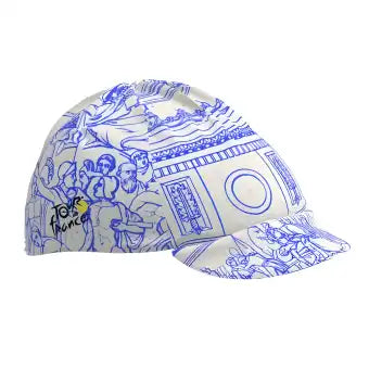 Santini TDF Arrivee Arc De Triomphe Cycling Cap-Print