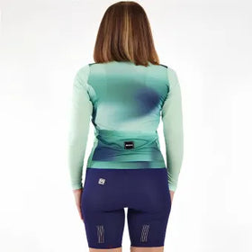 Santini Ombra Eco Sleek Long Sleeve Unisex Jersey-Green