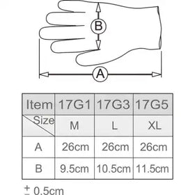 IceToolz 17G1 NBR Gloves