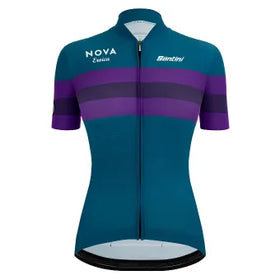 Santini Wmn Eroica Opera Jersey-Teal