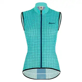 Santini Wmn Nebula Vest-Aqua