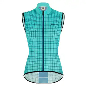 Santini Wmn Nebula Vest-Aqua