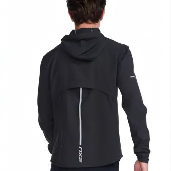 2XU Aero Jacket AW22-S-Black/Silver
