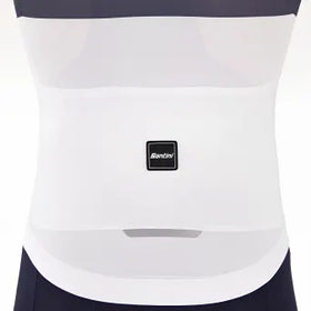 Santini Eco Sleek Bengal Jersey-White/Orange