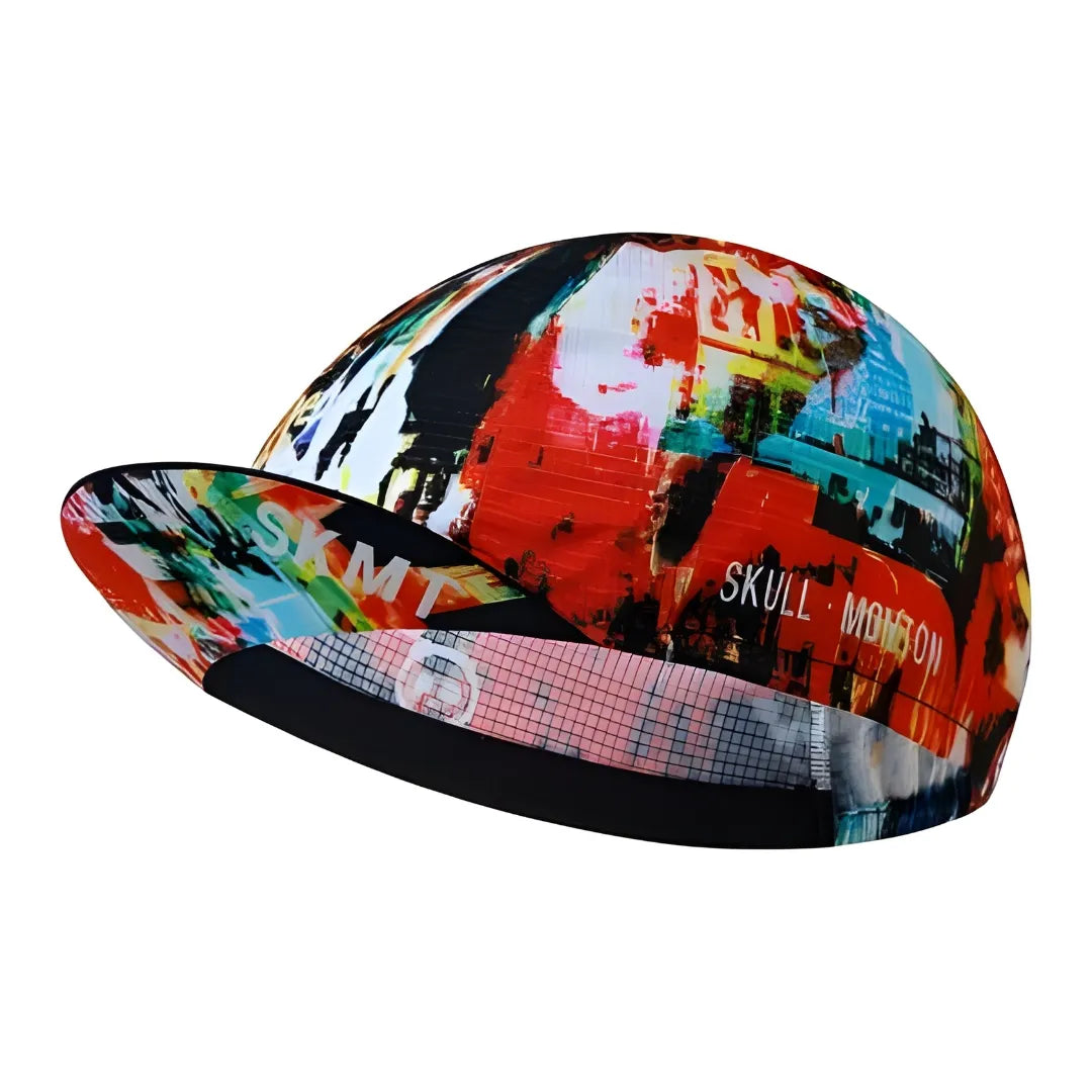 Skull Monton Movies Cycling Cap