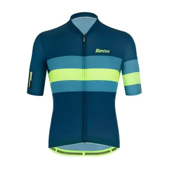 Santini Eco Sleek Bengal Jersey-Green