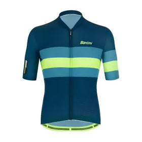 Santini Eco Sleek Bengal Jersey-Green