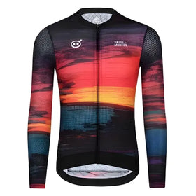 Skull Monton Sunset Long Sleeve Jersey