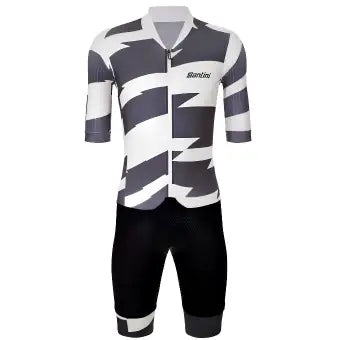 Santini Viper Furia Road Skinsuit-Black