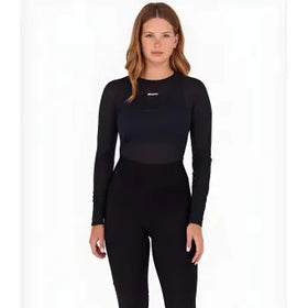 Santini Dry Winter Unisex Baselayer (Full Sleeves)-Black